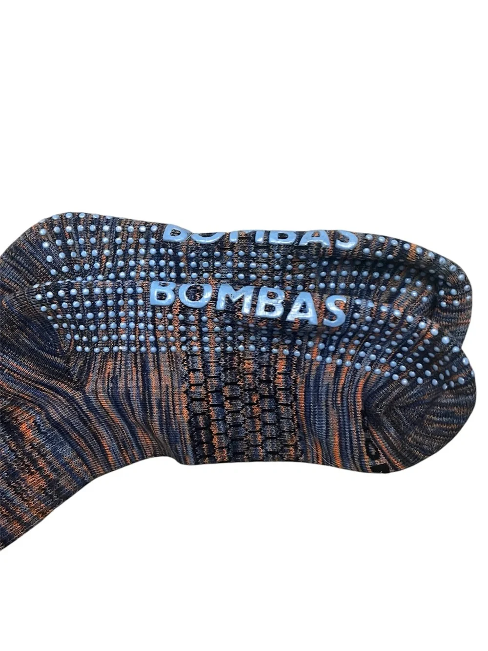 Bombas Women’s Gripper Half Calf Socks Space Dye M Athleisure Pilates Yoga Cozy